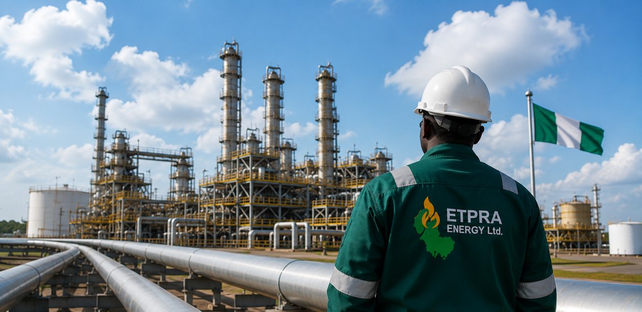 ETPRA Energy worker at a Nigerian energy facility
